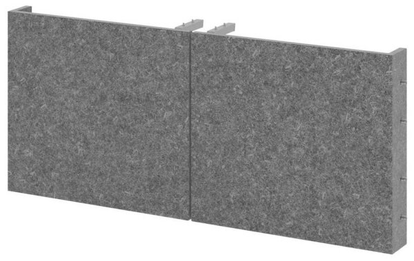 HAMMERBACHER FlexWall Türen grau 32,6 cm