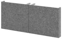 HAMMERBACHER FlexWall Türen grau 32,6 cm