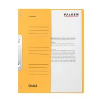 FALKEN Einhakhefter Karton gelb DIN A4, halber Deckel, 1 St.