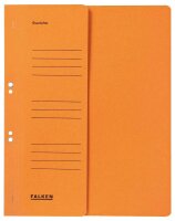 FALKEN Ösenhefter Karton orange DIN A4, halber...