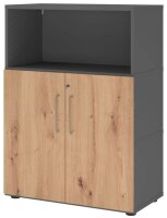 HAMMERBACHER Regalschrank FlexWall, VFW38T2KG/G/R/BS...