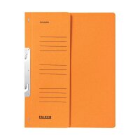 FALKEN Einhakhefter Karton orange DIN A4, halber Deckel,...