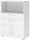 HAMMERBACHER Regalschrank FlexWall, VFW38K1KG/W/W/BS weiß 80,0 x 40,0 x 109,8 cm, 1 St.