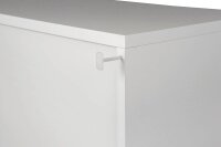 HAMMERBACHER Regalschrank FlexWall, VFW48K2KG/W/W/BS weiß 80,0 x 40,0 x 145,0 cm, 1 St.
