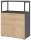 HAMMERBACHER Regalschrank FlexWall, VFW38K1RG/G/E/BS grafit, eiche 80,0 x 40,0 x 109,8 cm, 1 St.