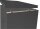 HAMMERBACHER Regalschrank FlexWall, VFW48K5RG/G/E/BS grafit, eiche 80,0 x 40,0 x 145,0 cm, 1 St.