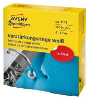 AVERY Zweckform Lochverstärker weiß, 500 St.