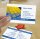 AVERY Zweckform Visitenkarten C32016-25 satiniert weiß 220 g/qm, 250 St.