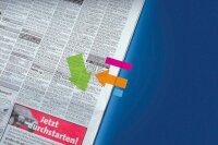 SIGEL TRANSPARENT Haftmarker farbsortiert 5x 25 Streifen