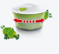 LEIFHEIT Salatschleuder ComfortLine weiß/grün,...
