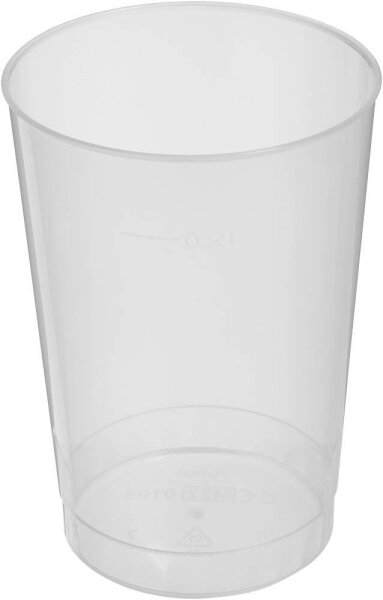 STARPAK Mehrweg-Trinkbecher transparent 0,2 l, 40 St.