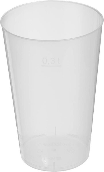 STARPAK Mehrweg-Trinkbecher transparent 0,3 l, 25 St.