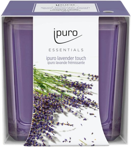 ipuro Duftkerze Lavender Touch  lila Lavender  ( IFC2210 )