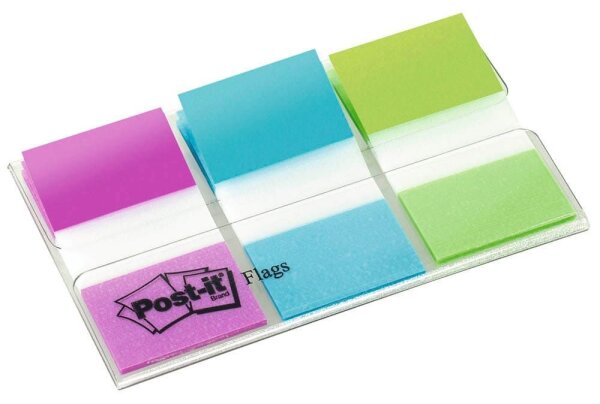 Post-it® Index Haftmarker farbsortiert 3x 20 Streifen