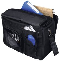 LIGHTPAK Umhängetasche THE FLIGHT Kunstfaser schwarz 46008-N