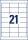 AVERY Zweckform Etiketten 3670 weiß 64,0 x 36,0 mm, 100 Blatt