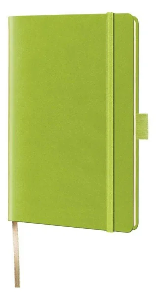 Lediberg Notizbuch Tucson ca. DIN A6 kariert, lemongreen...