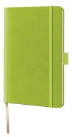 Lediberg Notizbuch Tucson ca. DIN A6 kariert, lemongreen...