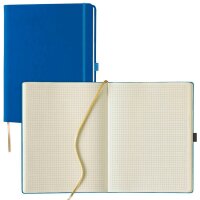 Lediberg Notizbuch Tucson ca. DIN A4 kariert, blau...