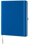 Lediberg Notizbuch Tucson ca. DIN A4 kariert, blau Hardcover 240 Seiten, 1 St.