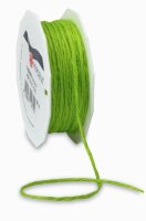 PRÄSENT Kordel Jute matt hellgrün 2,0 mm x 25,0 m