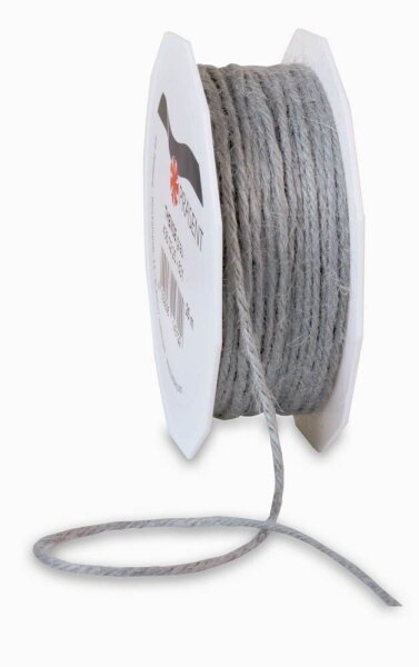 PRÄSENT Kordel Jute matt grau 2,0 mm x 25,0 m  ( 4360225-631 )