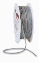 PRÄSENT Kordel Jute matt grau 2,0 mm x 25,0 m  (...