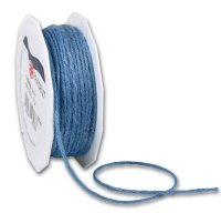 PRÄSENT Kordel Jute matt blau 2,0 mm x 25,0 m