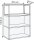 HAMMERBACHER Aktenregal FlexWall weiß 80,0 x 40,0 x 109,8 cm, 1 St.
