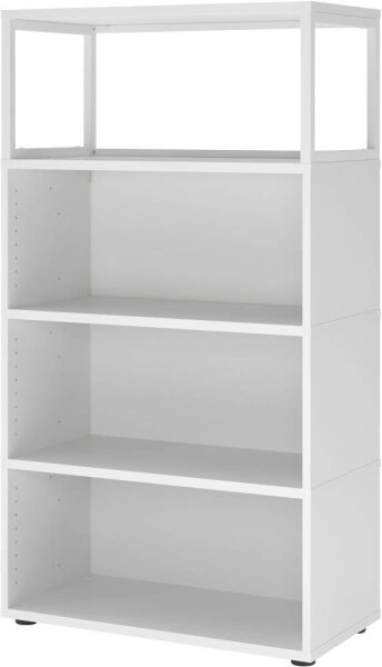 HAMMERBACHER Aktenregal FlexWall weiß 80,0 x 40,0 x 145,0 cm, 1 St.