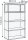 HAMMERBACHER Aktenregal FlexWall weiß 80,0 x 40,0 x 145,0 cm, 1 St.