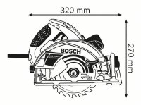 BOSCH Professional GKS 65 GCE Handkreissäge