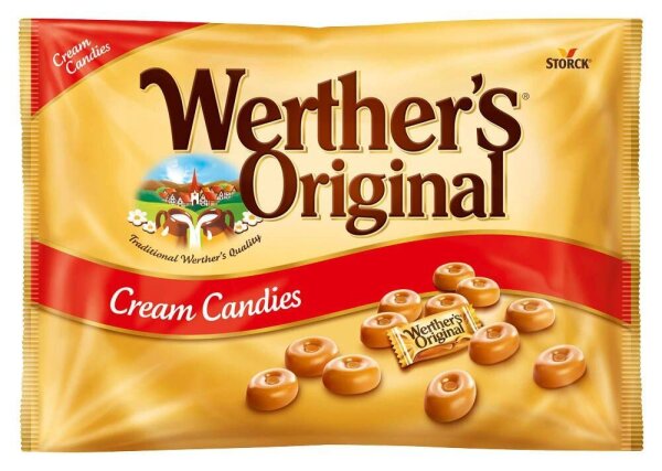 Werther’s® Original Sahnebonbons Bonbons 180 St./1,0 kg, 1 Pack