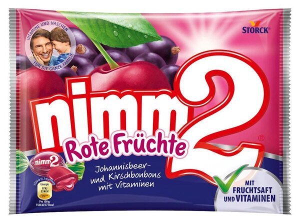 nimm2® Rote Früchte Bonbons 36 St./ 240 g, 1 Pack