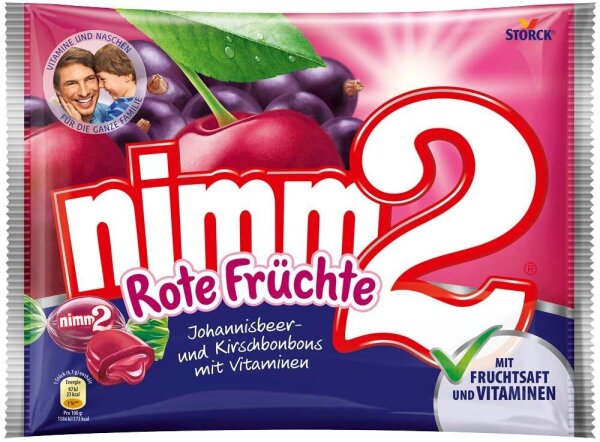 nimm2® Rote Früchte Bonbons 64 St./ 429,0 g, 1 Pack
