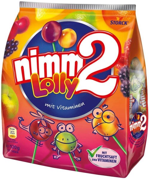 nimm2® Lutscher 12 St./ 120,0 g, 1 Pack