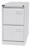 BISLEY LIGHT Hängeregistraturschrank lichtgrau 2 Schubladen 41,3 x 62,2 x 71,1 cm, 1 St.