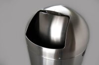 helit "the step dome" Mülleimer 52,0 l edelstahl, 1 St.
