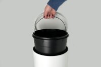 helit "the silent" Mülleimer 20,0 l weiß, 1 St.