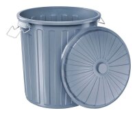 helit Mülleimer 73,0 l grau, 1 St.