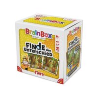 Carletto Brain Box Finde den Unterschied Tiere Geschicklichkeitsspiel, 1 St.