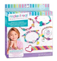 Carletto Schmuck-Basteln-Set Make it Real Sommerparty Armbänder mehrfarbig