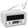 soundmaster UR190WE Radiowecker weiß