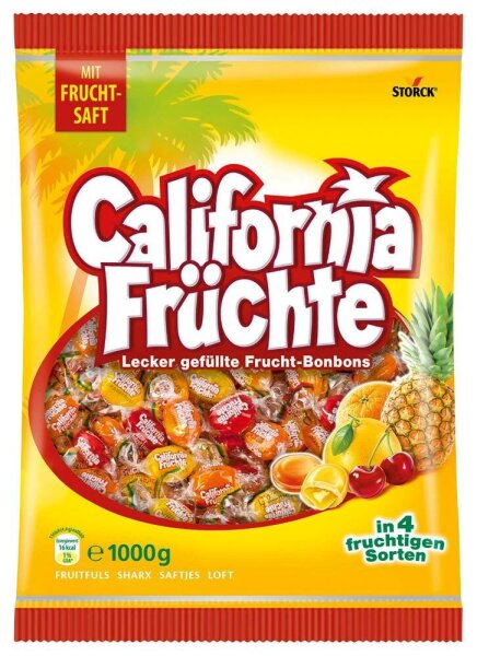 STORCK California Früchte Bonbons 213 St./1,0 kg, 1 Pack