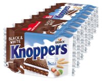 Knoppers® Haselnuss-Schnitten Black & White , 8 St.