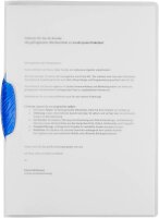 DURABLE Klemmhefter SWINGCLIP blau, 25 St.