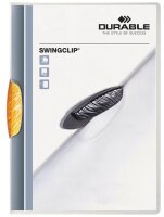 DURABLE Klemmhefter SWINGCLIP orange, 25 St.
