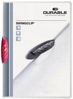 DURABLE Klemmhefter SWINGCLIP purpurrot, 25 St.