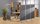 PAPERFLOW Trennwand, silber 76,0 x 160,0 cm mit Rollen, 2 St.