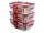 emsa Frischhaltedosen CLIP & CLOSE 5,8 cm hoch transparent 3x 0,55 l, 3 St.